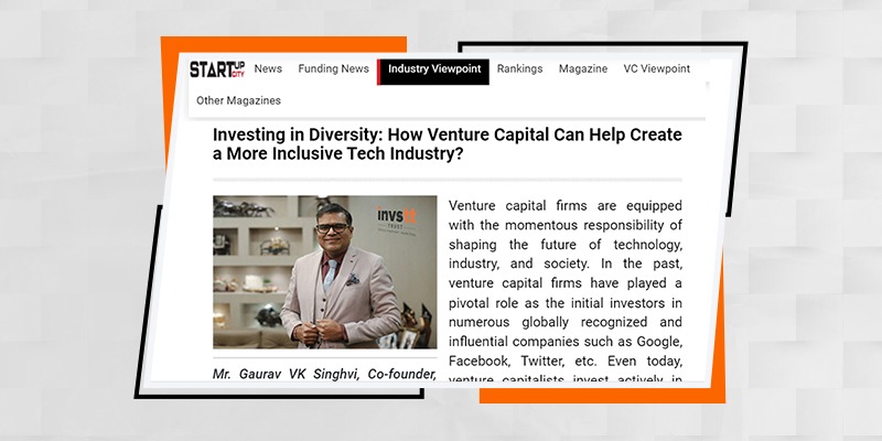 How Venture Capital Can Help Create a More Inclusive Tech Industry?
